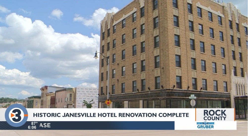 Renovation of Historic Janesville Hotel Complete
